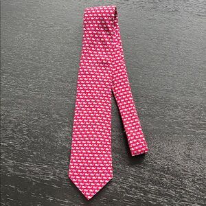 Vineyard Vines Red Whales Tie